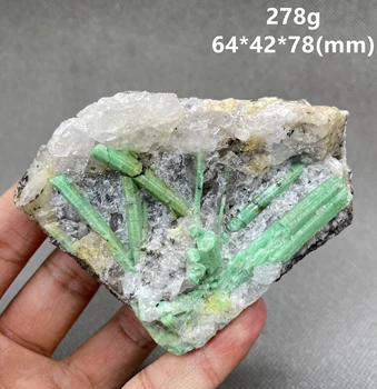 yeni! 100 % Doğal yeşil zümrüt mineral taş dereceli kristal örnekleri taşlar ve kristaller kuvars kristalleri 1