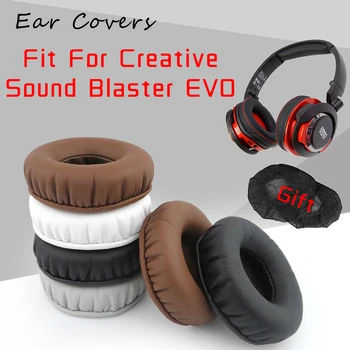 Kulak Yastıkları Yaratıcı Ses Blaster EVO GH0270 Kulaklık Kulak Yastıkları Yedek Kulaklık kulaklık yastığı PU Deri Sünger Köpük