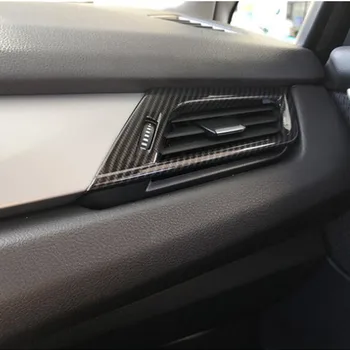 Karbon Fiber Stil Her İki Yan Klima Çıkış Çerçeve Dekorasyon Kapak Trim 2 adet BMW 2 serisi İçin Aktif Tourer F45 ABS