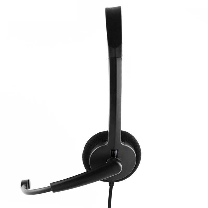 Çağrı Merkezi mikrofonlu kulaklık Servis Kulaklık Telsiz Telefon Kablolu Telefon Kulaklık 3.5 mm Merkezi / Trafik / bilgisayar kulaklığı Görüntü 4